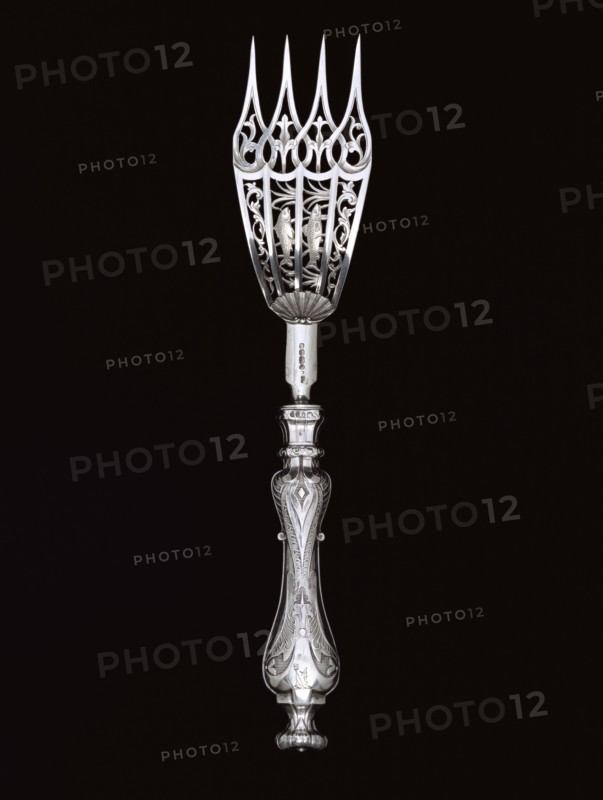 Fish Server, by George Adams. London, England, mid-19th century
