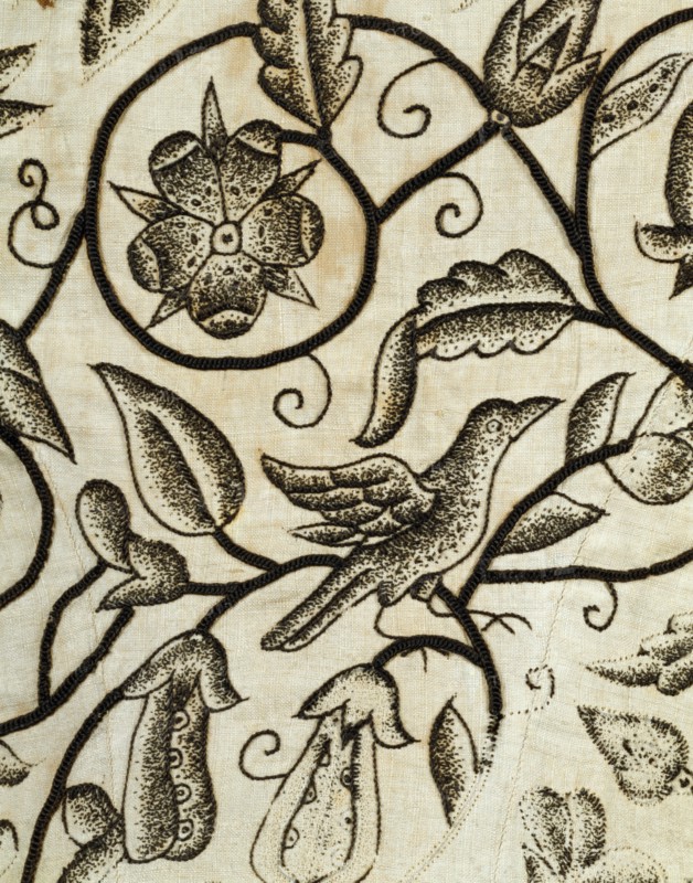 Lady's Jacket, detail. England, early 17th century
