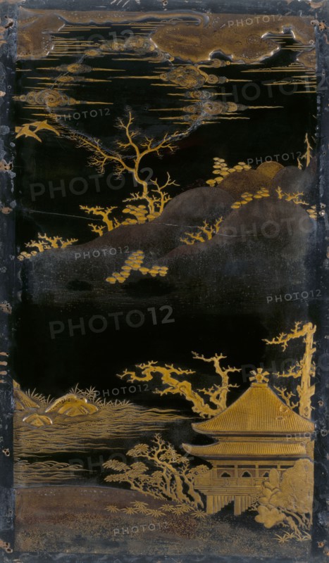 Panel. Japan, 1640