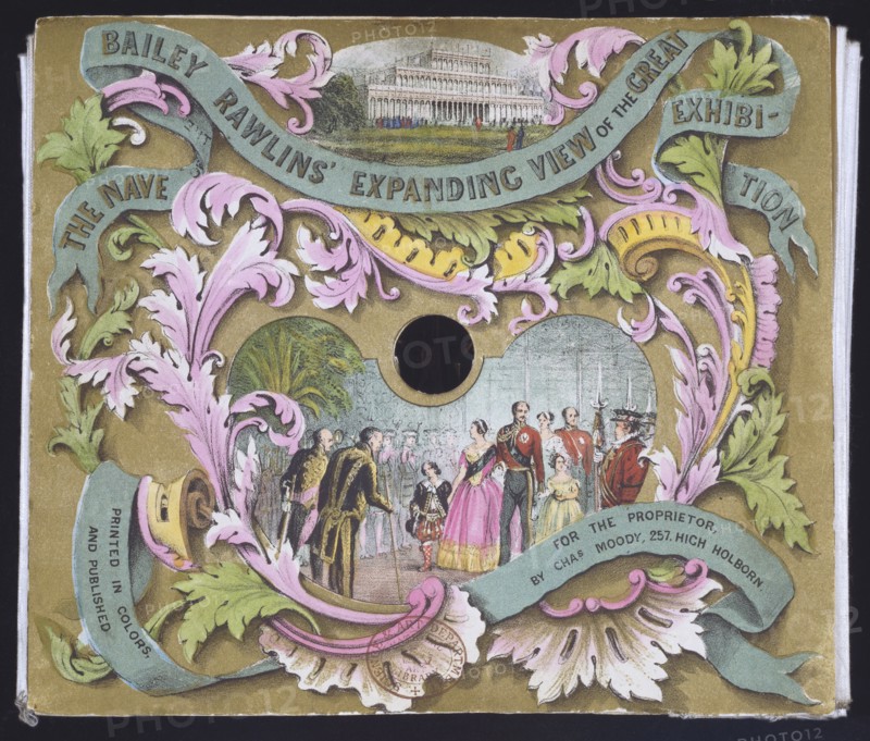 Expanding View of the Great Exhibition, by Bailey Rawlins. London, England, 1851