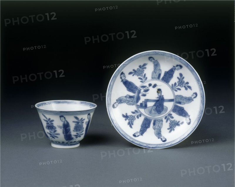 Cup and saucer. China, Kangxi period, c. 1662-1722