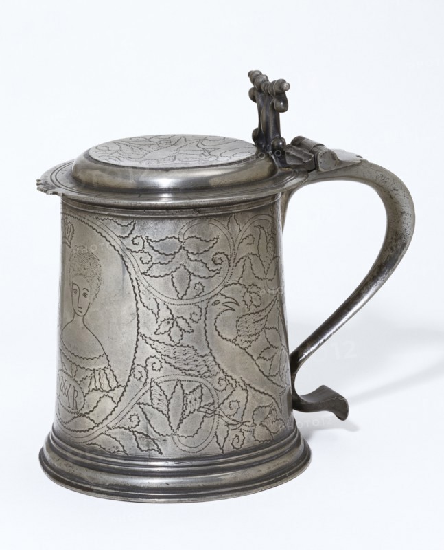Tankard. England, late 17th century
