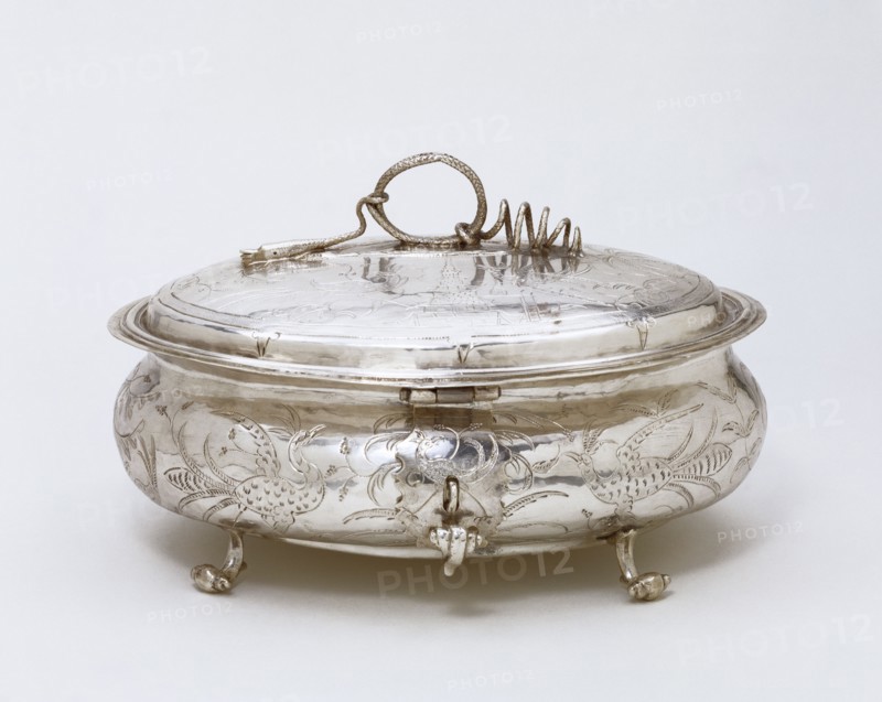 Sugar Box, by John Sutton. London, England, late 17th century
