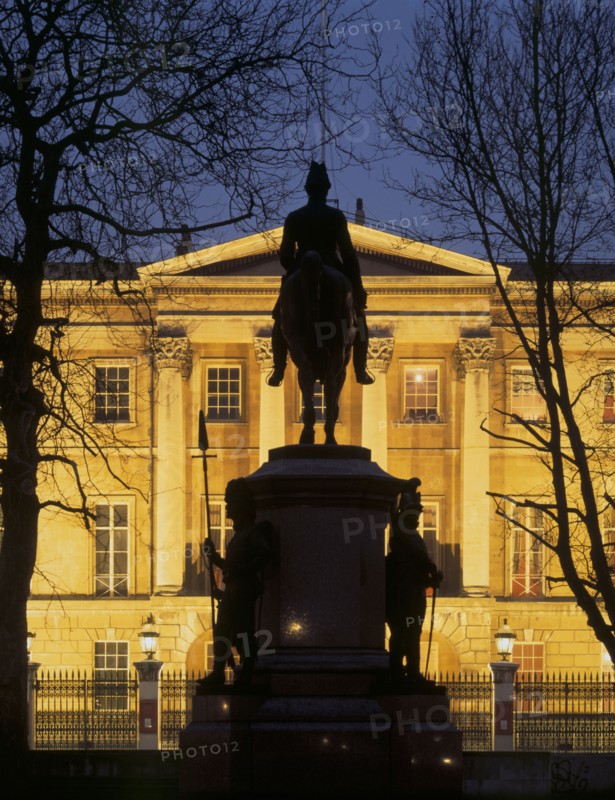 Front of Apsley House at Dusk