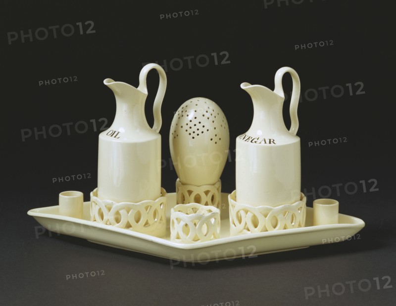 The Wedgwood Cruet Set, by Wedgwood. England, late 18th century