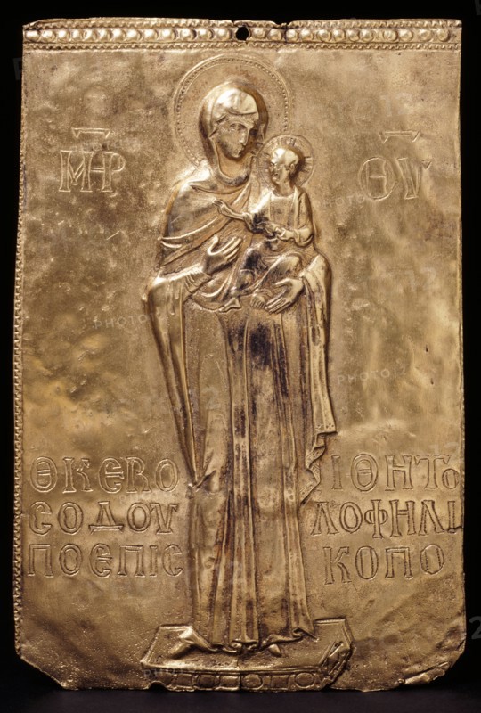 Virgin Hodegetria Plaque. Byzantium, 13th century