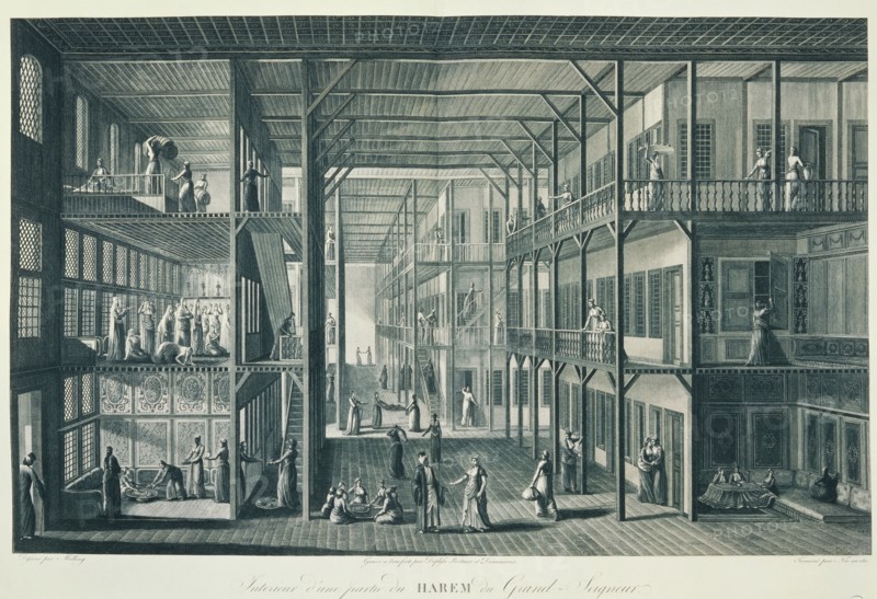 Voyage Pittoresque de Constantinople, by Antoine Ignace Melling. Greece, 18th-19th century