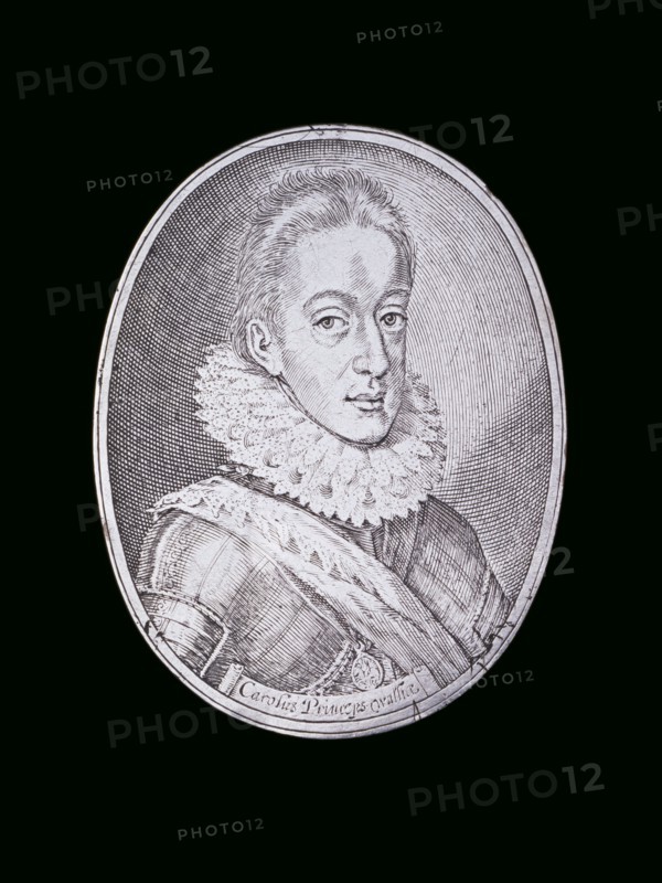 Charles, Prince of Wales, by Simon de Passe. London, England, early 17th century