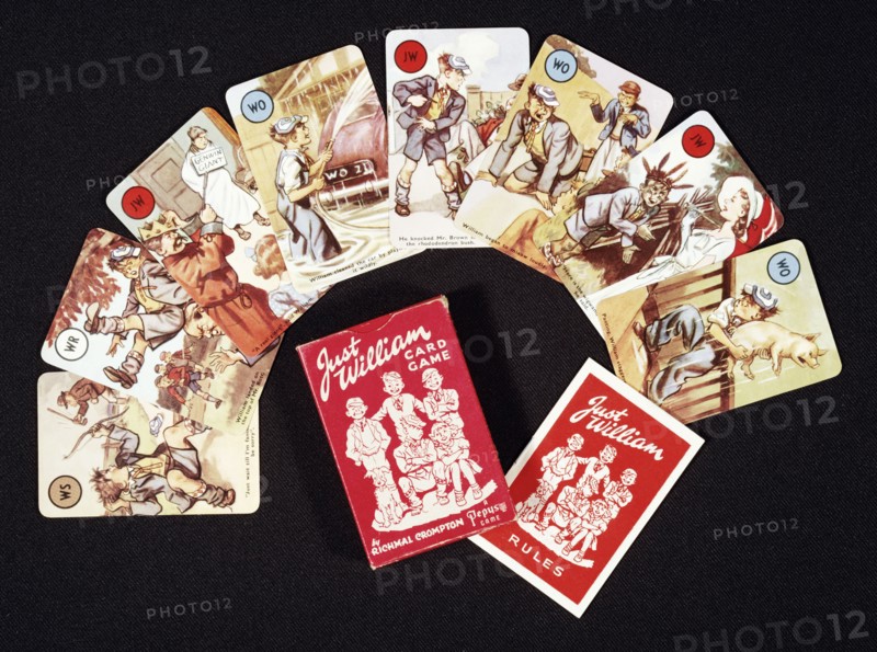 Just William Card Game, by Castell. England, 1930s