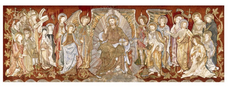 Altar frontal, by John Loughborough Pearson. England, early 20th century
