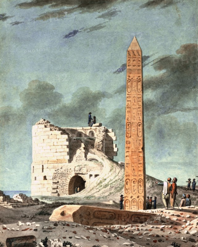 Obelisk of Cleopatra, by Vivant Denon. France, 18th-19th century