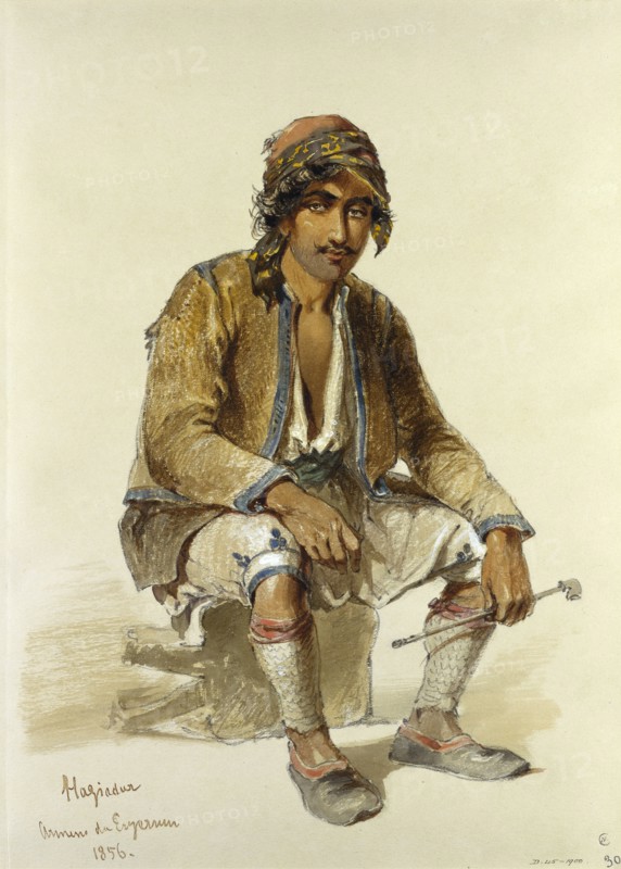 Hagiadur from Erzerum, by Amadeo Preziosi. Italy, mid-19th century