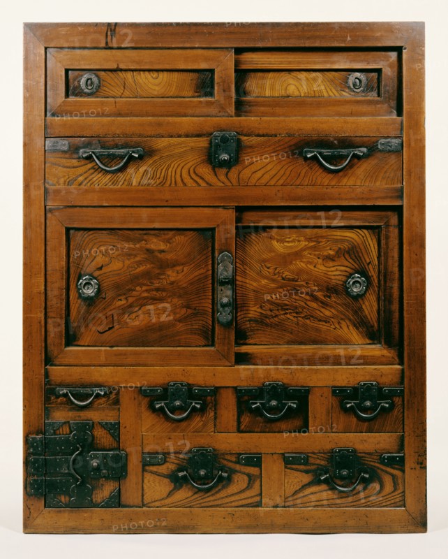 Merchant's Shop Chest. Japan, Kanazawa, late 19th century