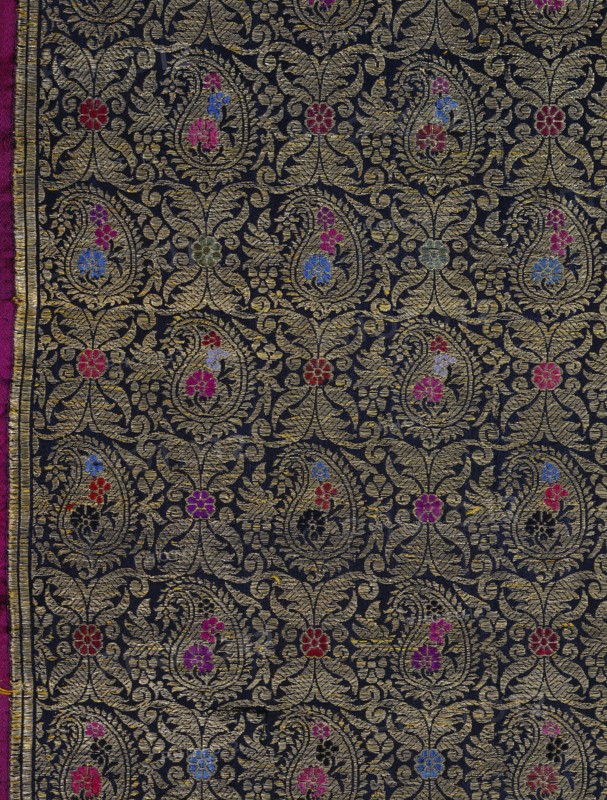 Gold brocade. Varanasi, India, late 19th century