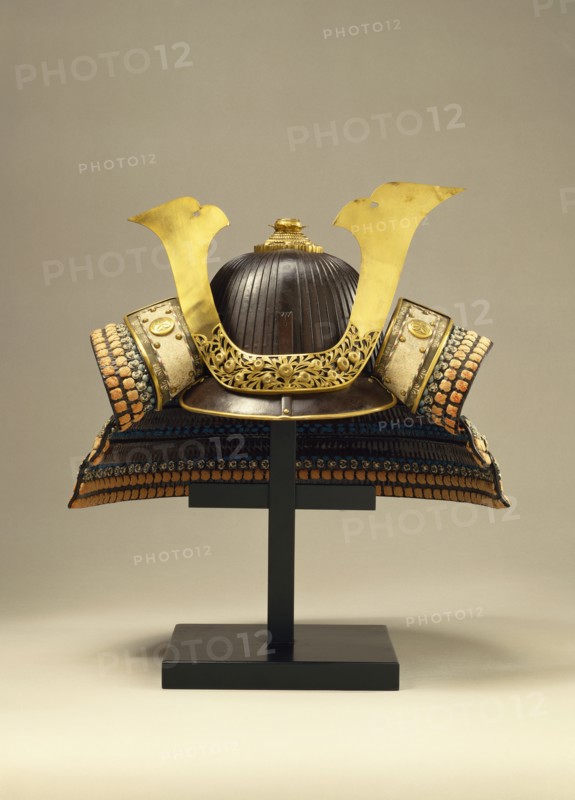 Helmet and Neck-guard. Japan, 16th century