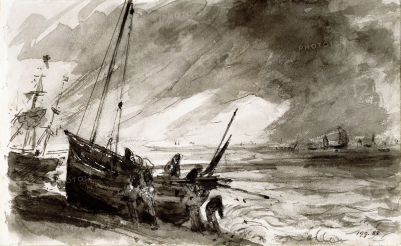 Constable, La mer à Brighton