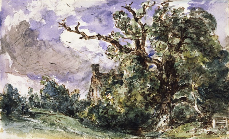 Constable, Un cottage dans les bois à Findon, Sussex