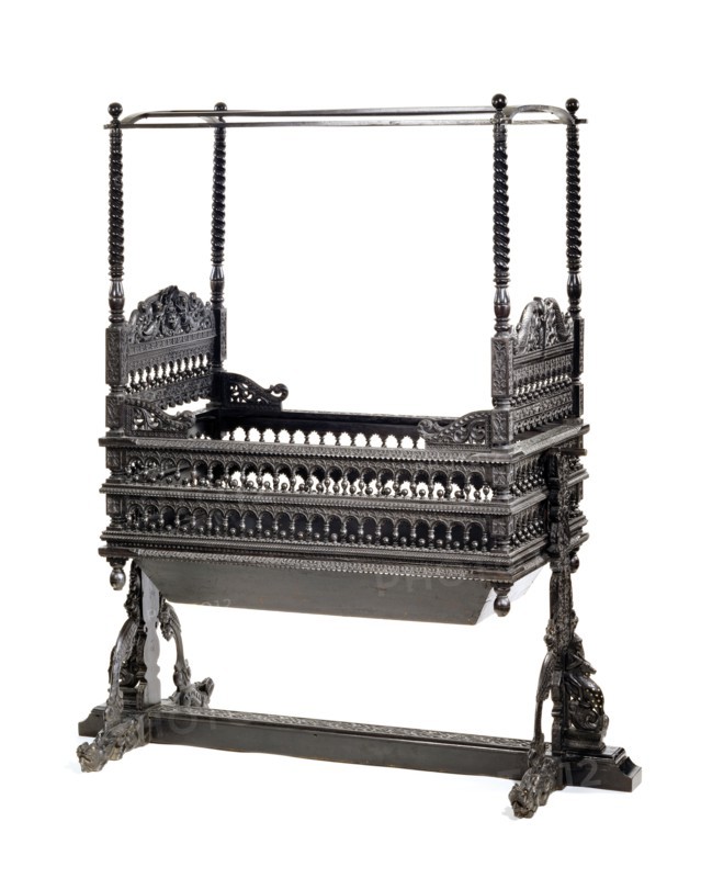 Baby's cradle. Sri Lanka, late 17th century