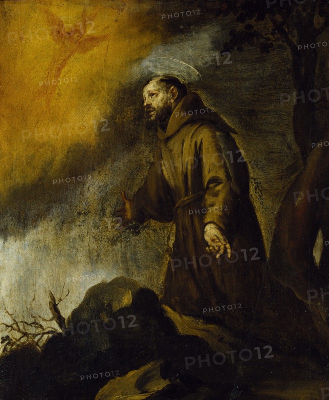 St. Francis of Assisi, by Bartolomé Esteban Murillo. Spain, 17th century