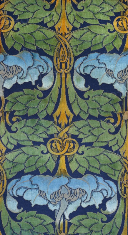 Furnishing fabric, by George Haite. England, 19th century