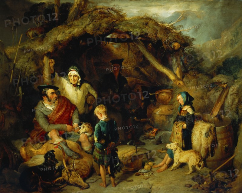 The Illicit Highland Whisky Still, by Sir Edwin Landseer. London, England, 19th century