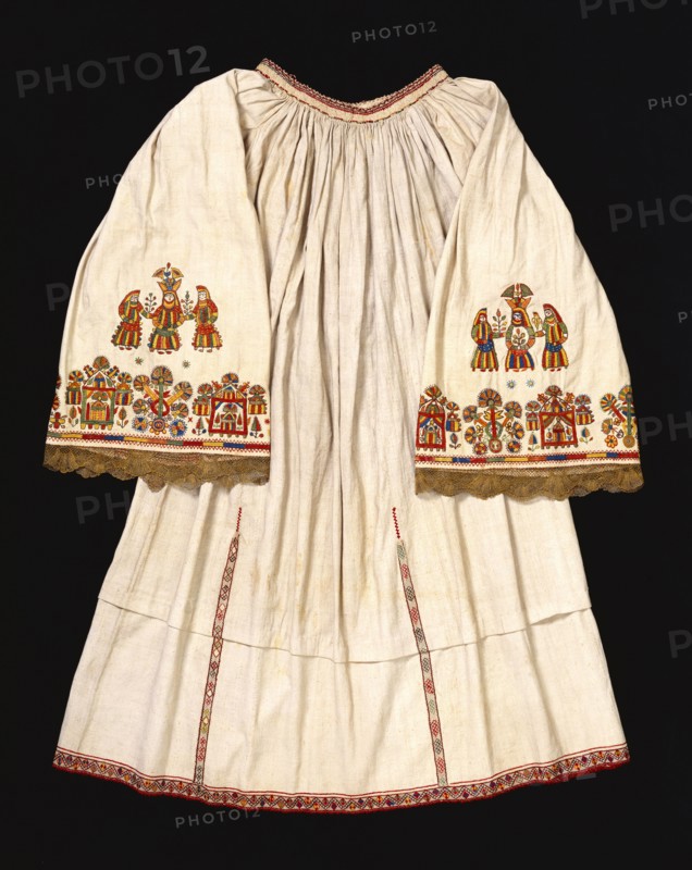 Embroidered robe. Crete, Greece, 1700s