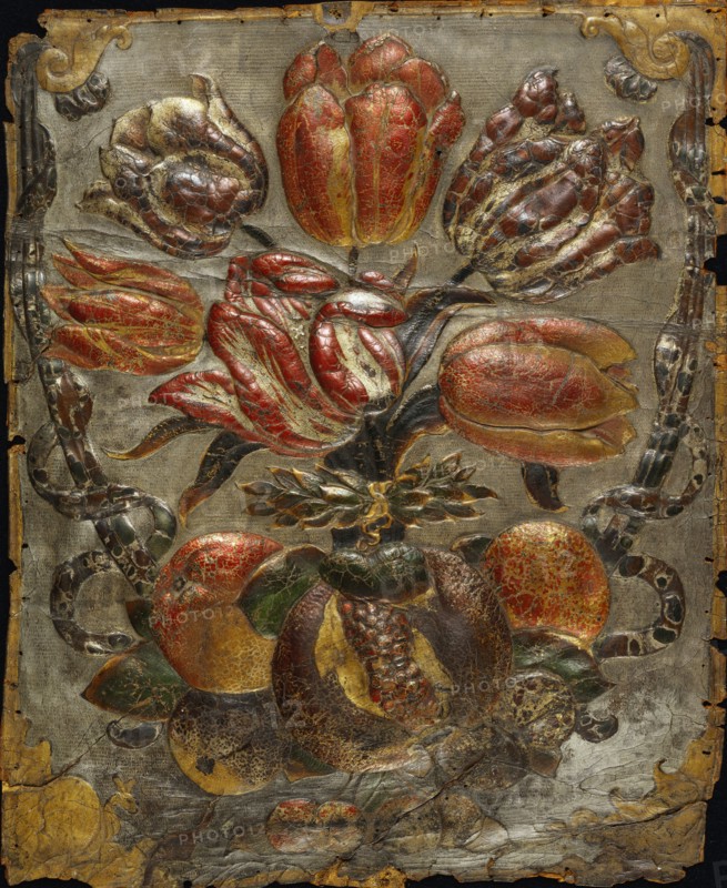 Panel, detail. Spain, 18th century