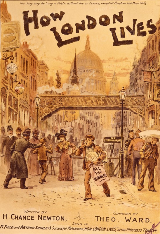 How London Lives, by W.George. London, England, 1881