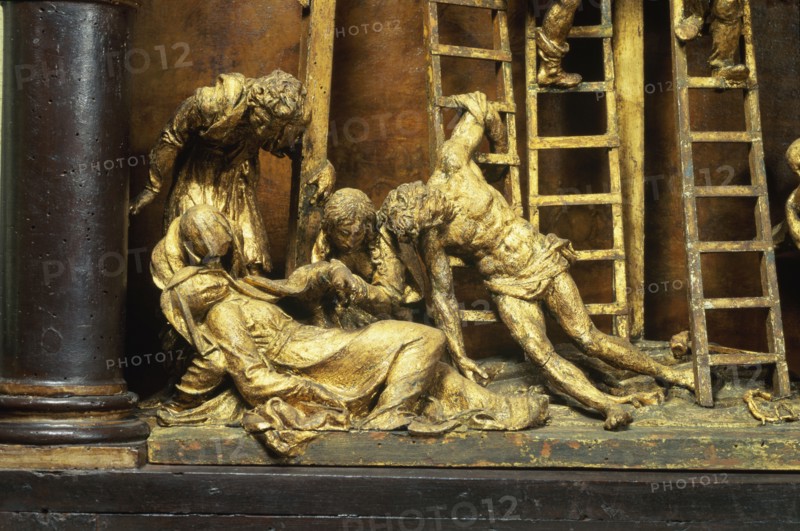 The Descent from the Cross, by Jacopo SansoviN. Rome, Italy, 16th century