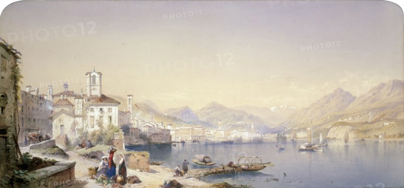 Lake of LugaN, by T.L. Rowbotham Jnr. England, 19th century