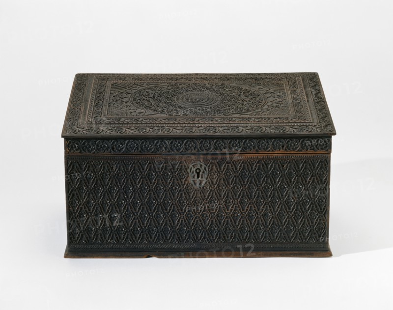 Envelope box. BijNre, India, c.1866