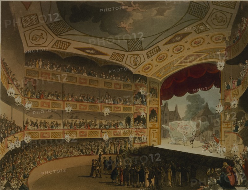 The Royal Circus, by John Bluck. Theatre Museum, London, England, 1809.
