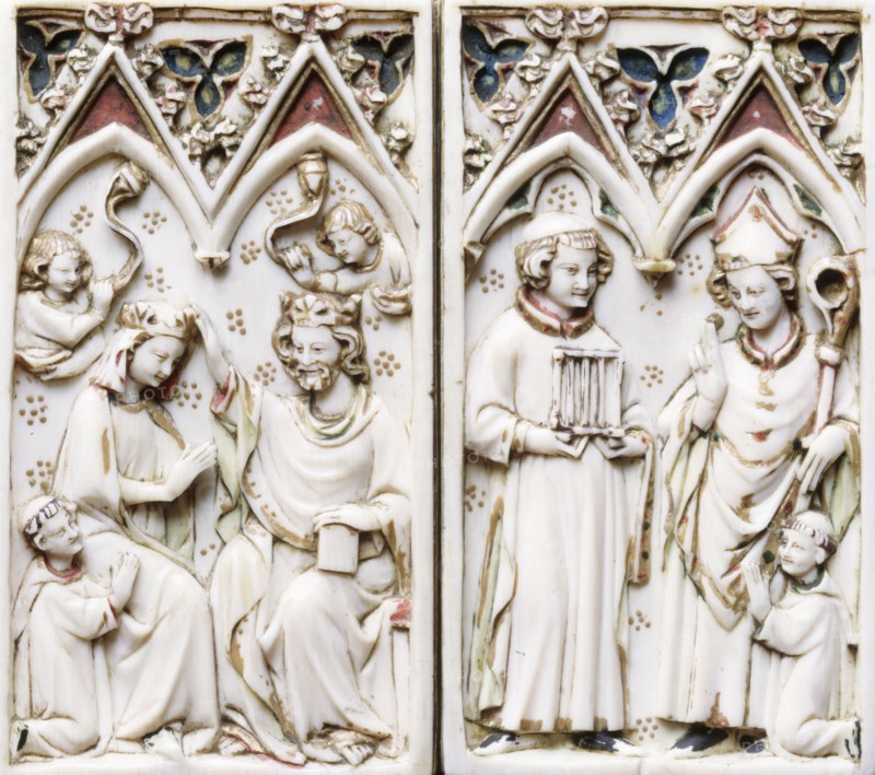 Devotional booklet. Westphalia, Germany, 14th century
