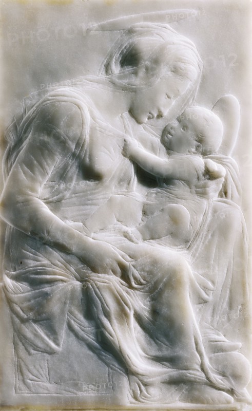 Virgin and Child, by Desiderio SettignaN. Florence, Italy, 15th century