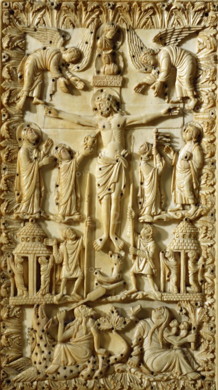 The Crucifixion. Metz, France, 9th century