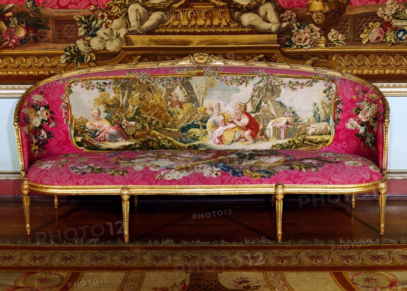 Settee from the Tapestry Room, Osterley Park House. London, England, 18th century