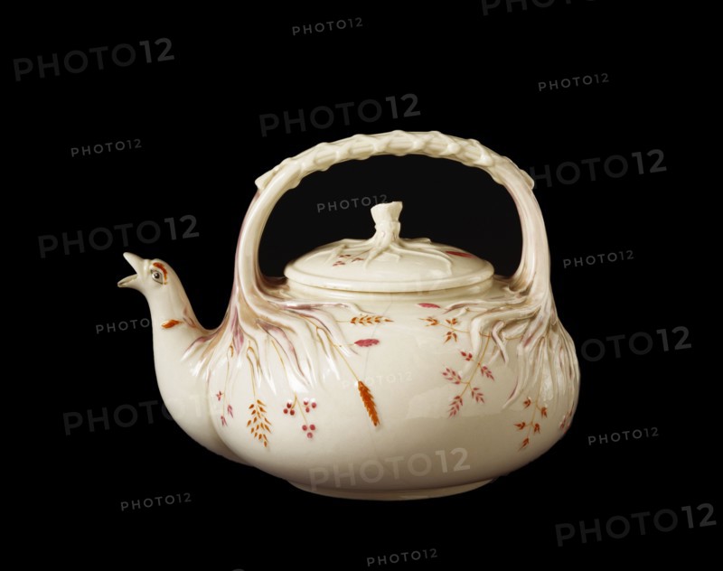 Teapot. Belleek, Ireland, 1880