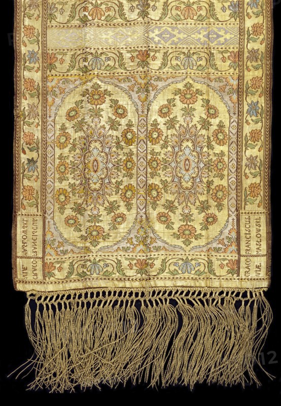 Sash, by Franciscus Maslowski. Cracow, 18th century