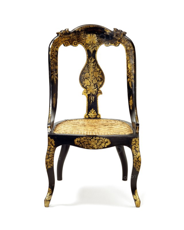 Chaise indienne du 19e siècle