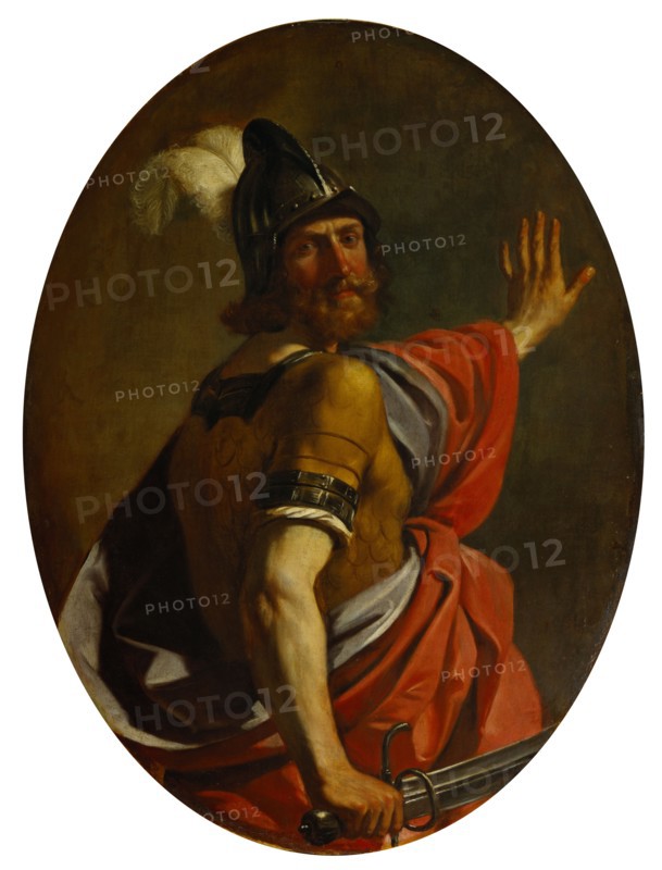 Mars as a warrior, by GuerciN. Cento, Italy, 17th century