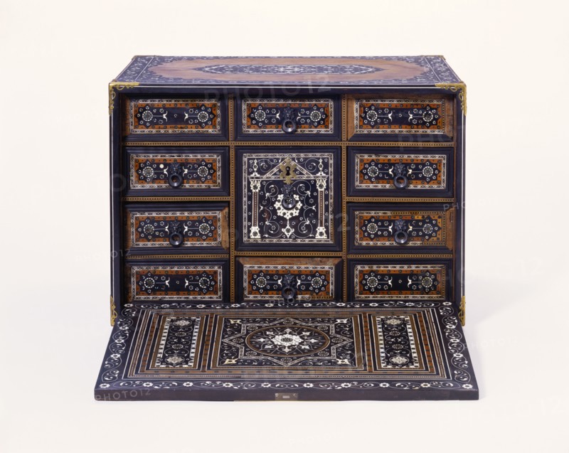 Fall front cabinet. Western India, 17th century