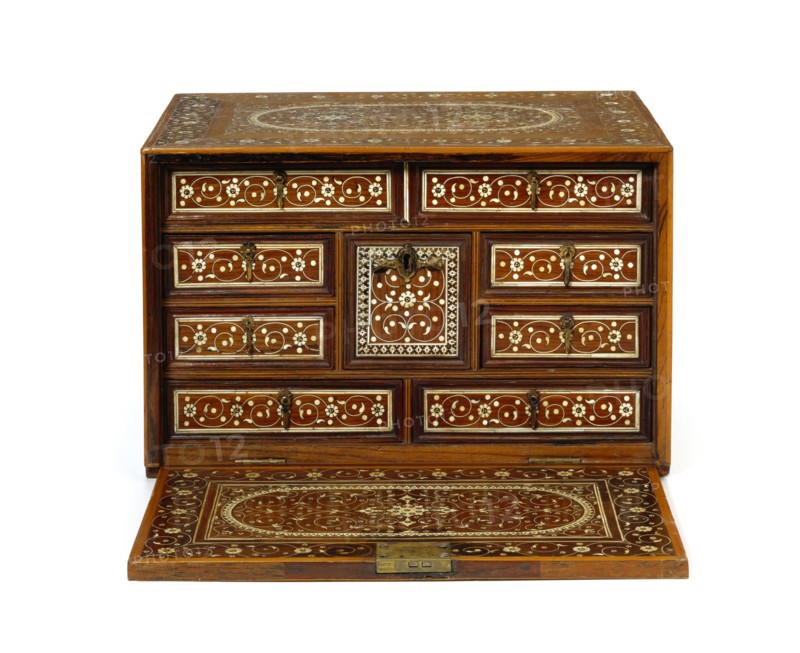 Fall front cabinet. Western India, 17th century