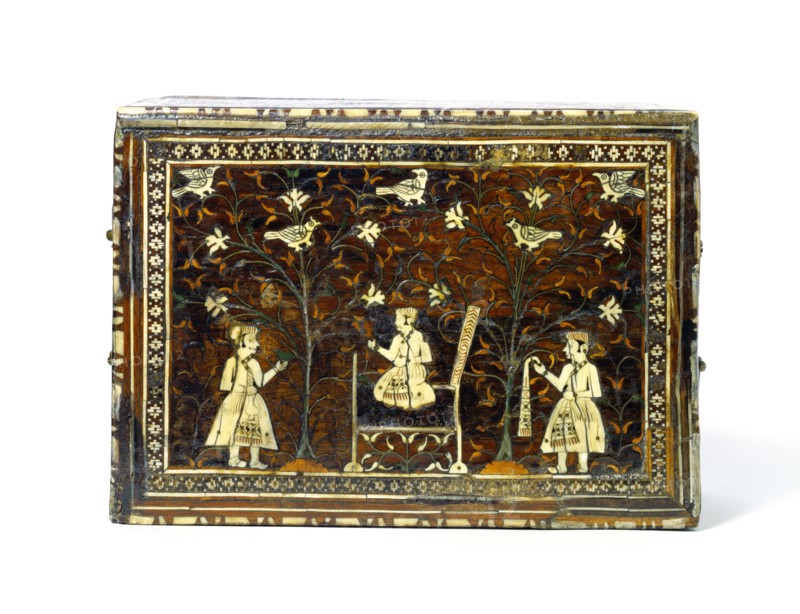 Fall front cabinet. Western India, 17th century