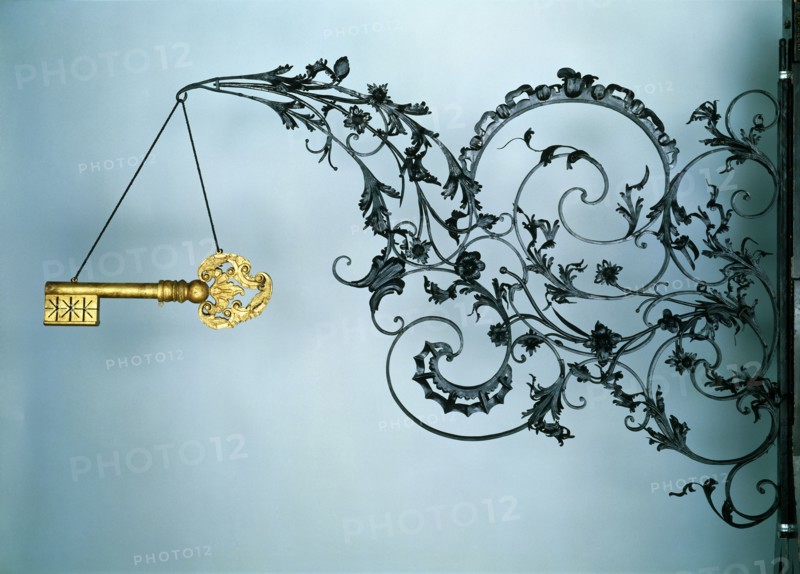 Locksmith's sign. German, 18th century