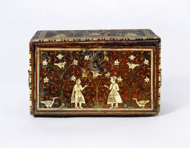 Fall front cabinet. Western India, 17th century