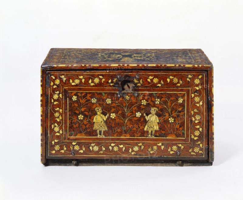 Fall front cabinet. Western India, 17th century