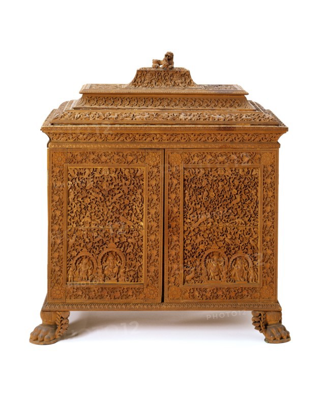 Jewel cabinet. Mysore, India, mid-19th century