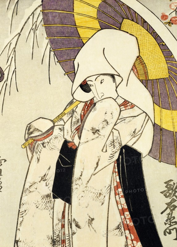 The Heron Maiden, by Utagawa Kunisada. Japan, 19th century
