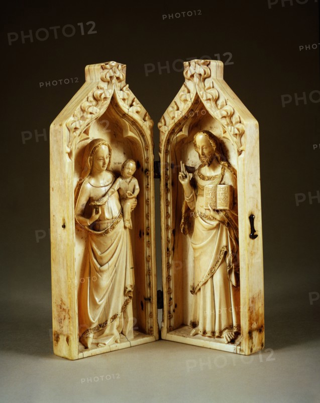 The Salting Diptych. London, England, 14th century