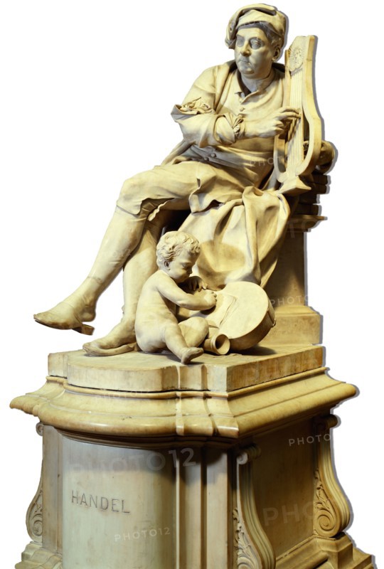 George Frederick Handel, by Louis Franþois Roubiliac. England, 1738